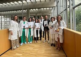 Profesionales autores de algunas publicaciones científicas.