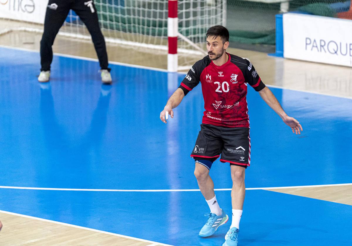 Toni Alegre durante un partido con el UBU San Pablo Burgos.