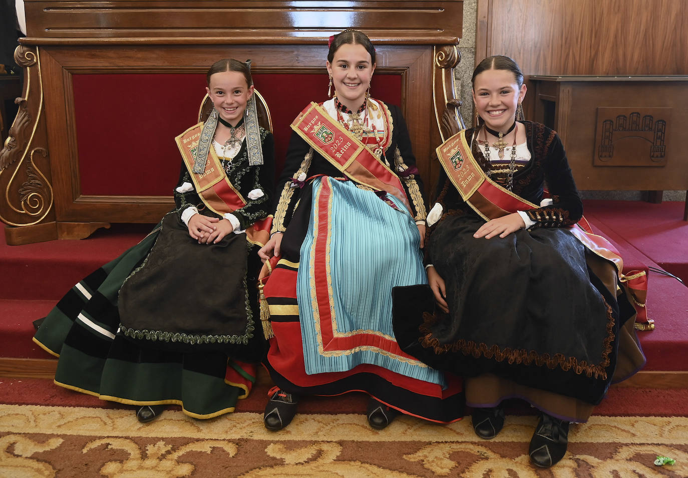 El pregón infantil y el himno de Burgos en imágenes