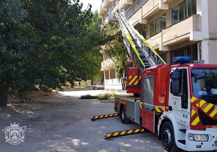 Vídeo explicativo de la intervención de los Bomberos de Burgos este domingo en la calle Las Infantas.