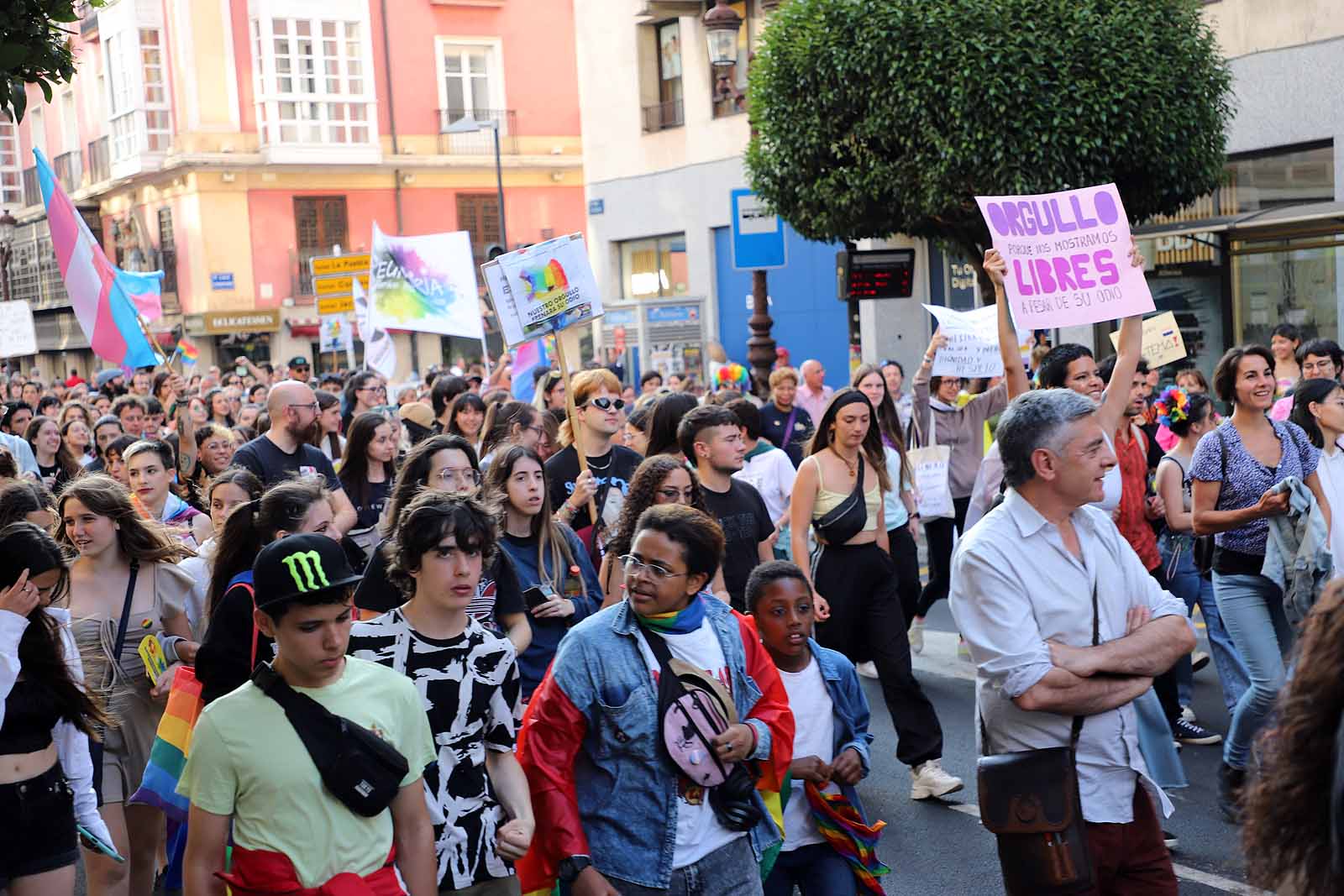 Cientos de burgaleses se manifiestan por el colectivo LGTBI+