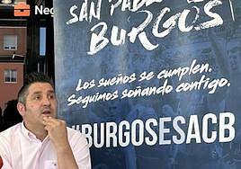 El director deportivo del San Pablo Burgo, Albano Martínez