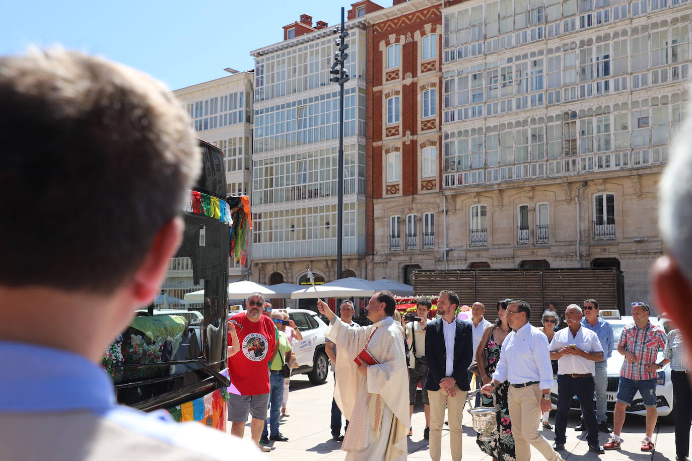 La bendición de San Cristóbal en Burgos en imágenes