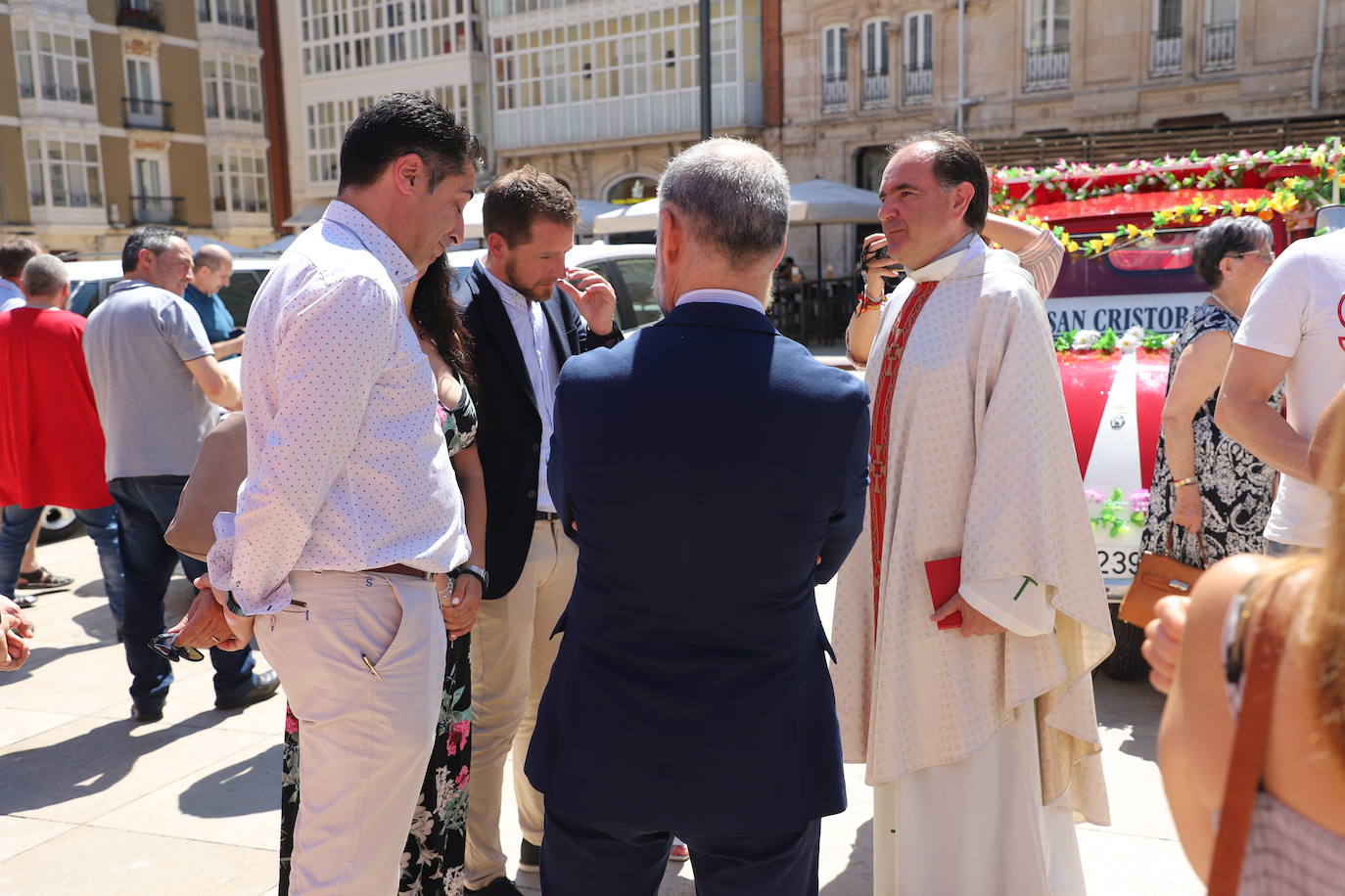 La bendición de San Cristóbal en Burgos en imágenes