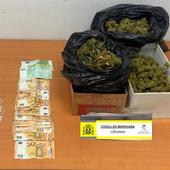 Detenido en La Bureba tras hallar un kilo de marihuana en su vivienda