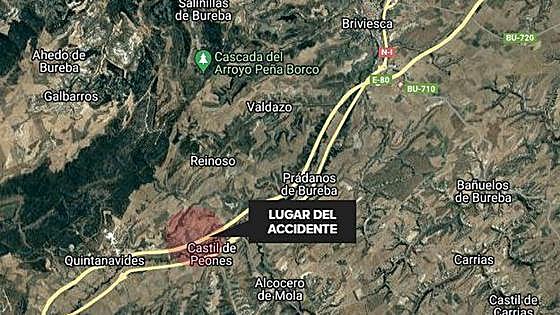Un accidente entre cinco vehículos provoca retenciones en la AP-1