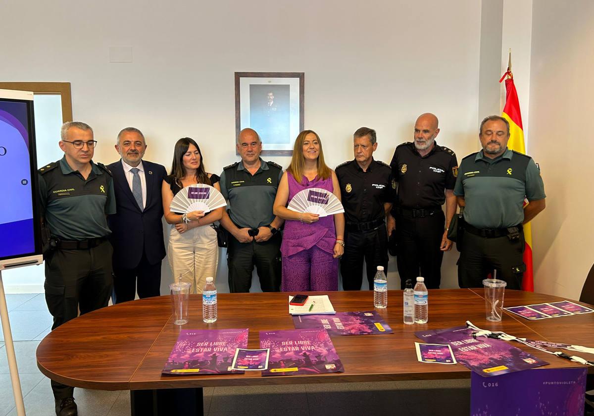 Virginia Barcones en la presentación de la campaña de verano contra las agresiones machistas 'Ser Libre. Estar Viva'.