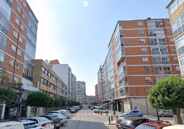 La calle San Juan de Ortega en la que ha ocurrido el suceso en Burgos.