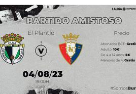 El lunes salen a la venta las entradas para el partido contra Osasuna