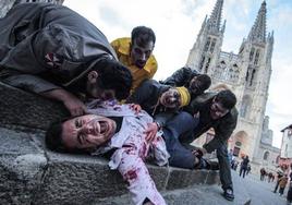 Imagen de archivo de una survival zombi en Burgos.