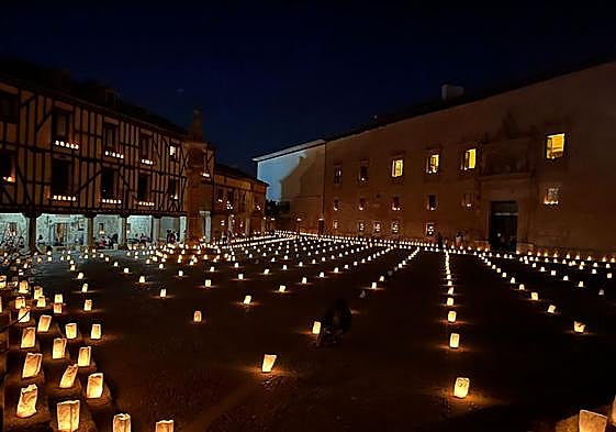 Noche de las velas en Peñaranda de Duero.