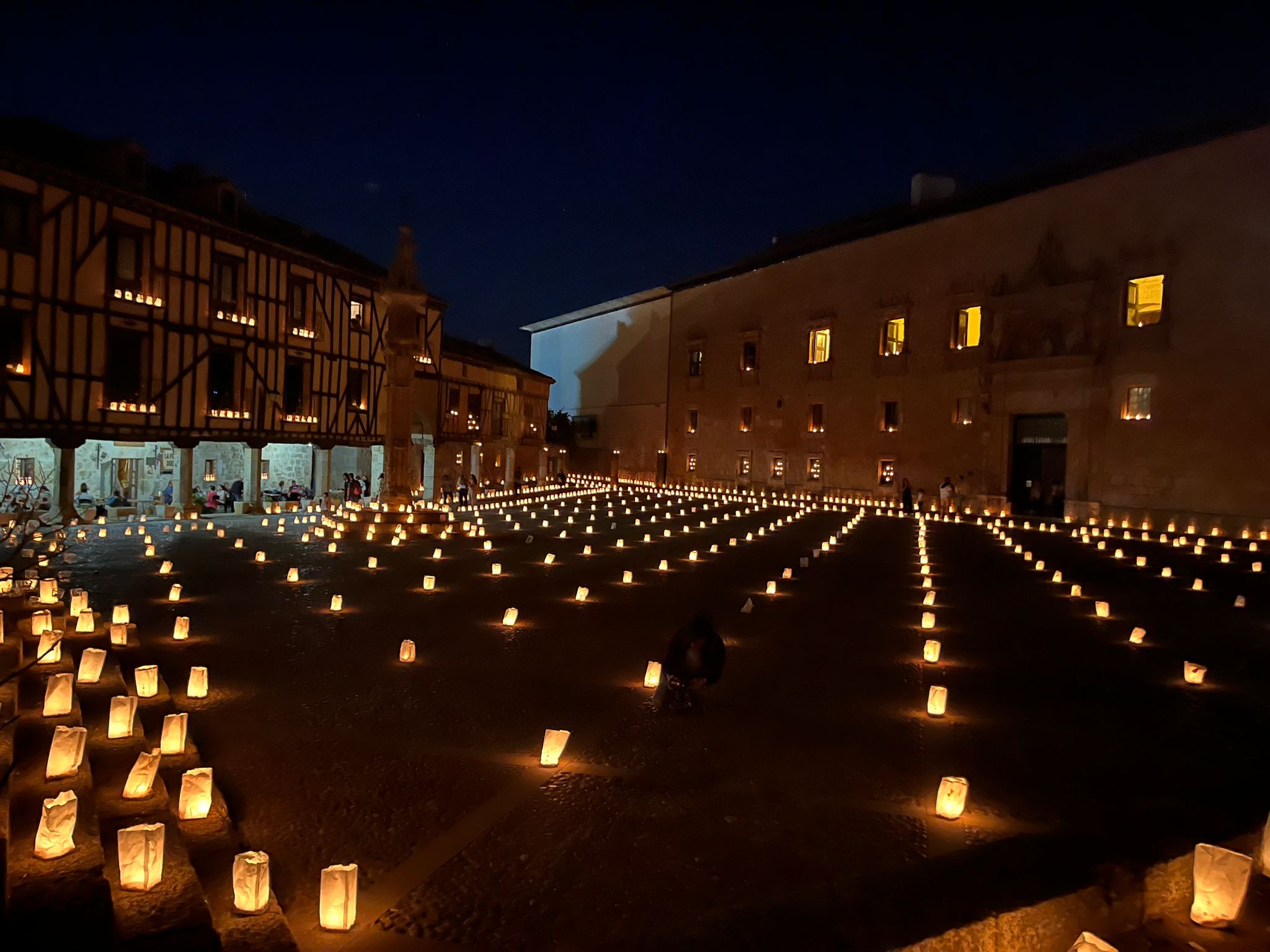 La noche de las velas de Peñaranda en imágenes