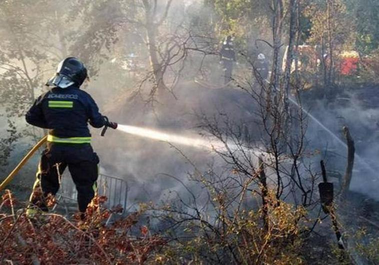 Imagen de archivo de un incendio.