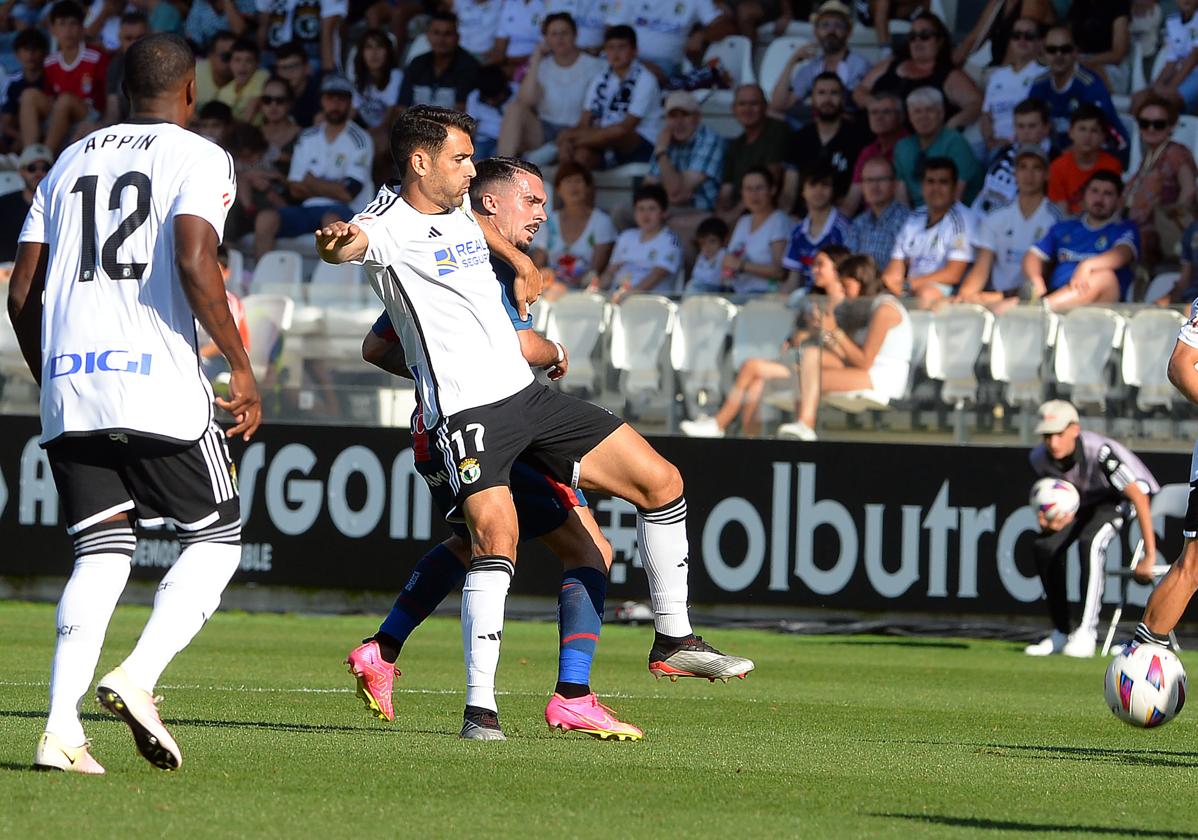 Andy durante los minutos que disputó en el partido de este domingo.