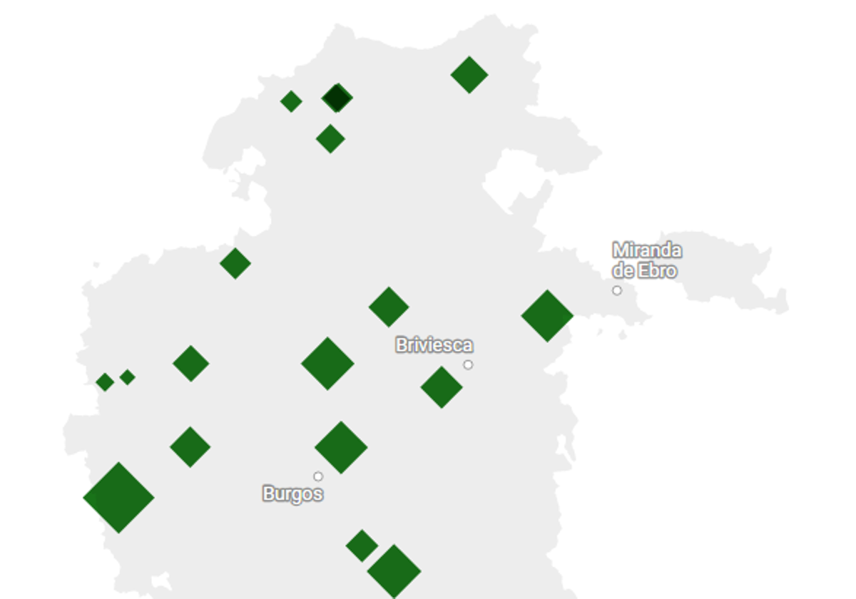 El mapa de las localidades de Burgos con financiación para excavar su patrimonio arqueológico