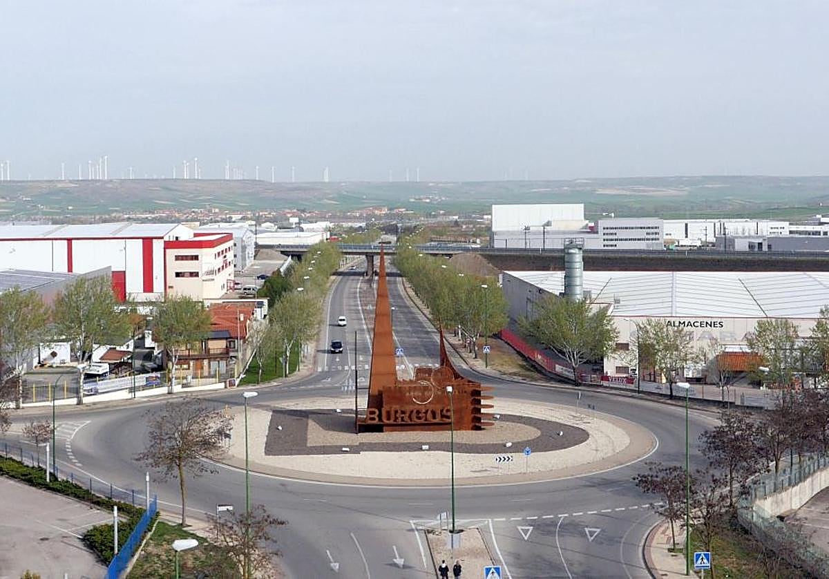 Vista del polígono industrial de Villalonquéjar.