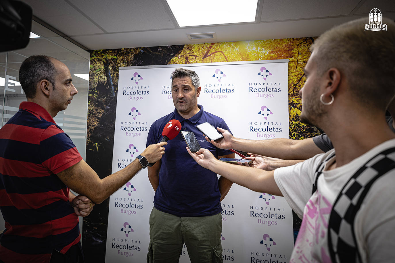 Albano Martínez, director deportivo y gerente del San Pablo Burgos.