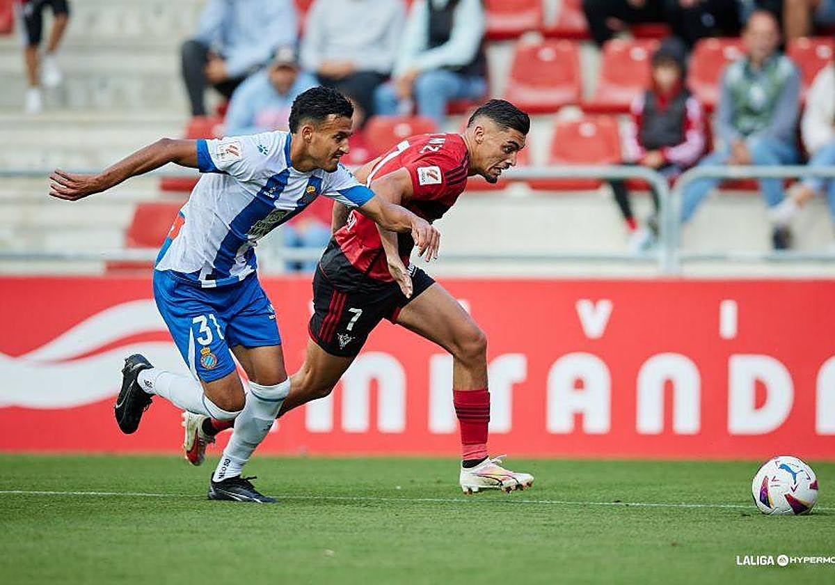 El Mirandés cae por la mínima ante el RCD Español de Barcelona