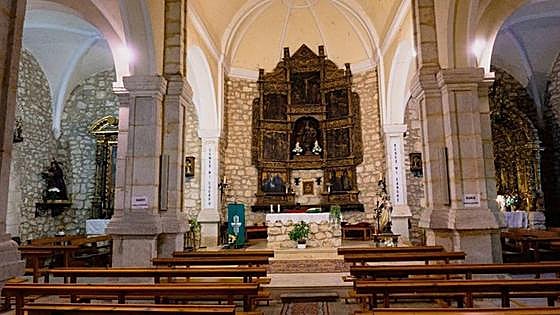 Cinco días para salvar el retablo de la iglesia de Villanueva de Gumiel