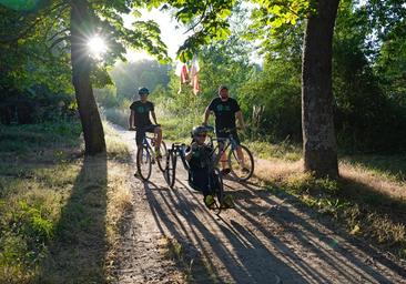 Alvar, Javier y Jon, a por el reto de hacer el Camino de Santiago con discapacidad