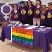 Los puntos violeta de la campaña 'Ser libre. Estar viva'estarán en las fiestas de Miranda