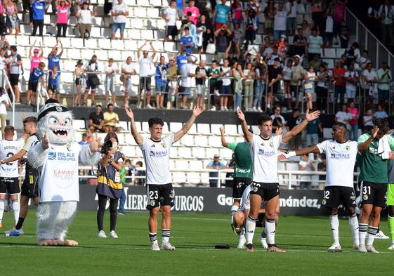 Tras la victoria del pasado sábado ante el Eibar, el Burgos CF completaba cerca de dos años sin ocupar puestos de descenso