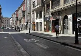 Comercios de la calle Santander.