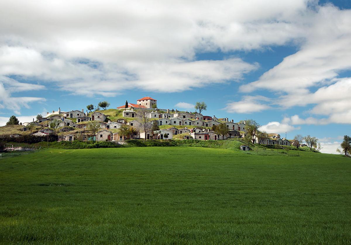 Zona de El Cotarro en el pueblo burgalés de Moradillo de Roa.