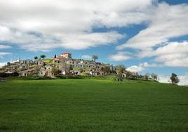 Zona de El Cotarro en el pueblo burgalés de Moradillo de Roa.