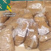 La Guardia Civil incauta más de 49 kilos de tabaco de liar ilegal en Burgos