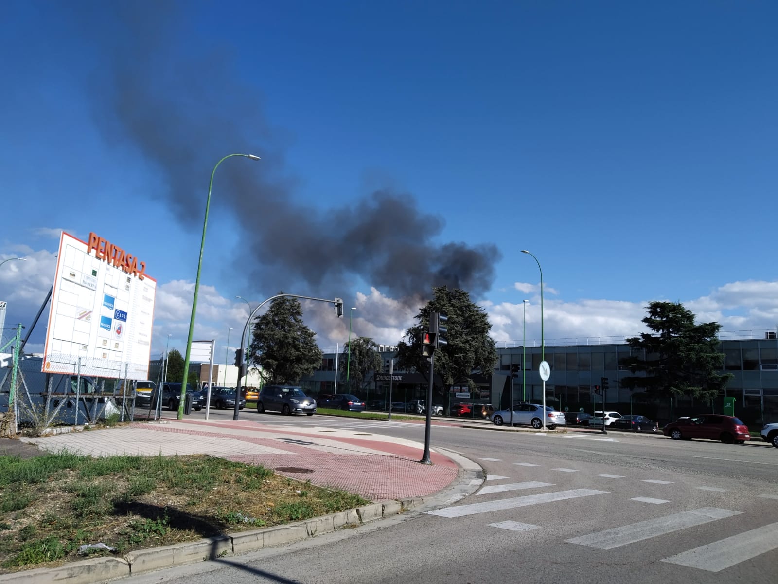 Imágenes del incendio de Torreplas en Burgos