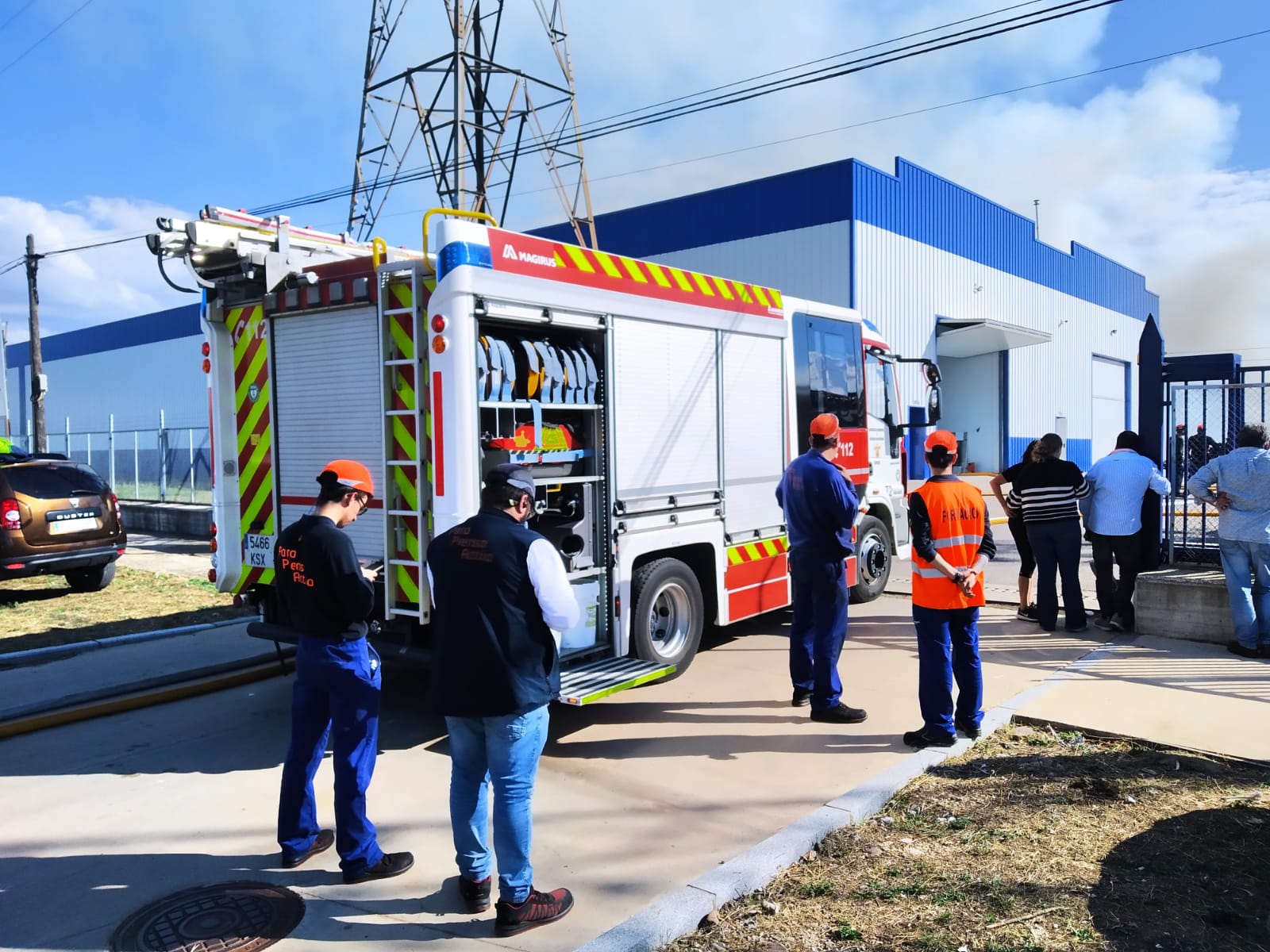 Imágenes del incendio de Torreplas en Burgos