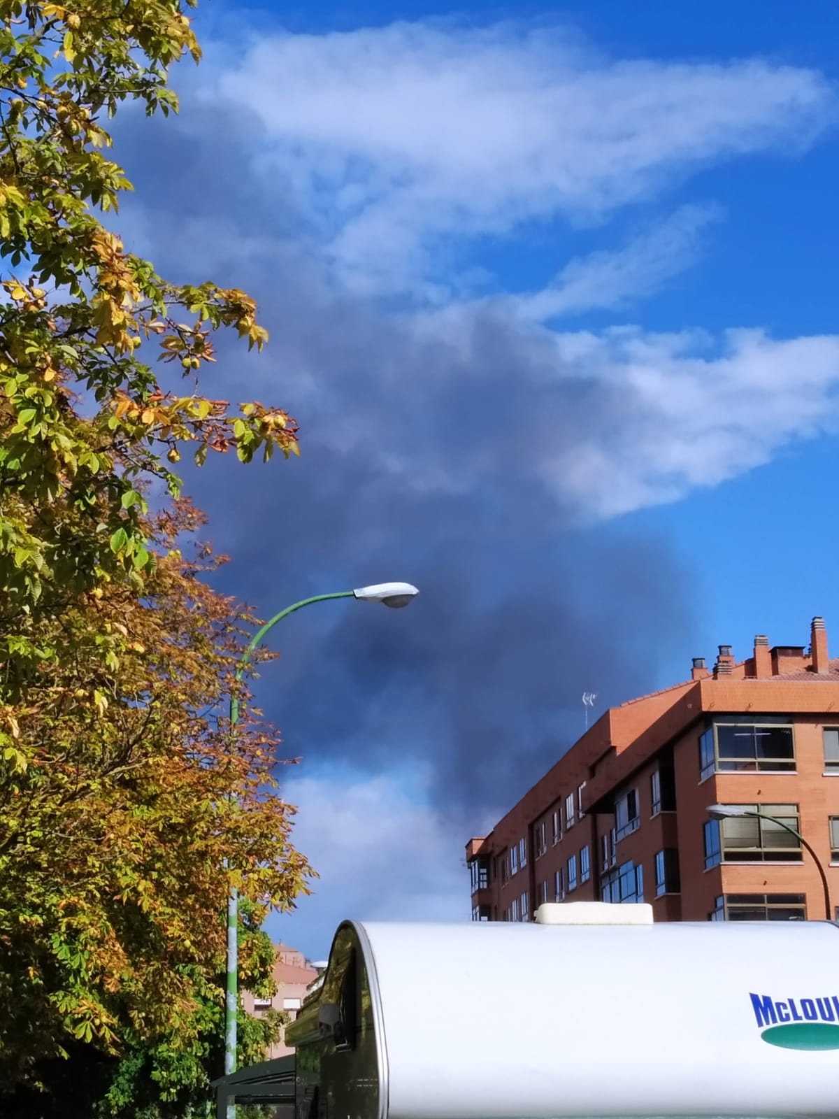 Imágenes del incendio de Torreplas en Burgos