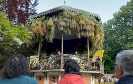 El templete del Paseo del Espolón amenizará el centro de Burgos con música los domingos por la mañana