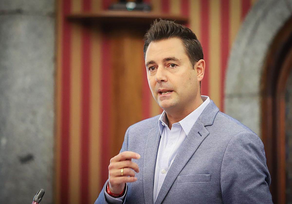 Daniel de la Rosa, portavoz del PSOE en el Ayuntamiento de Burgos.