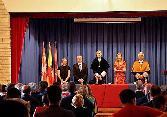Acto de inauguración de campus de Miranda de Ebro.