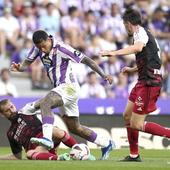 El Burgos CF claudica ante un Real Valladolid superior