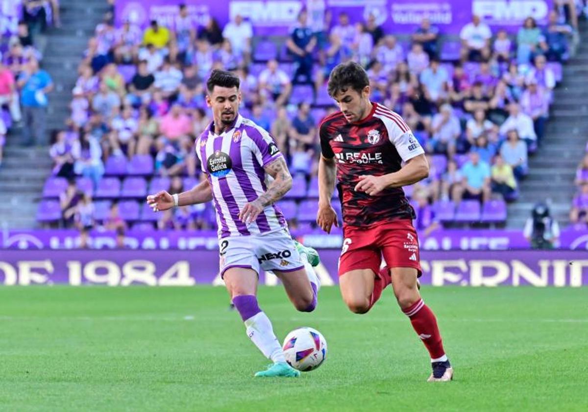 El derbi entre el Real Valladolid y el Burgos CF, en imágenes