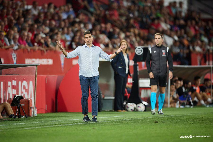 Alessio Lisci durante el encuentro.