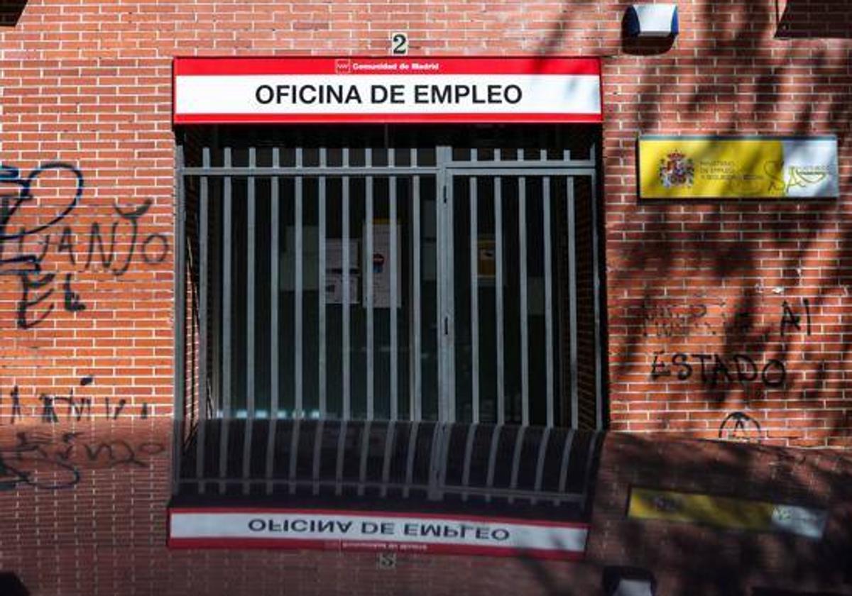 Imagen de archivo de una oficina de empleo.