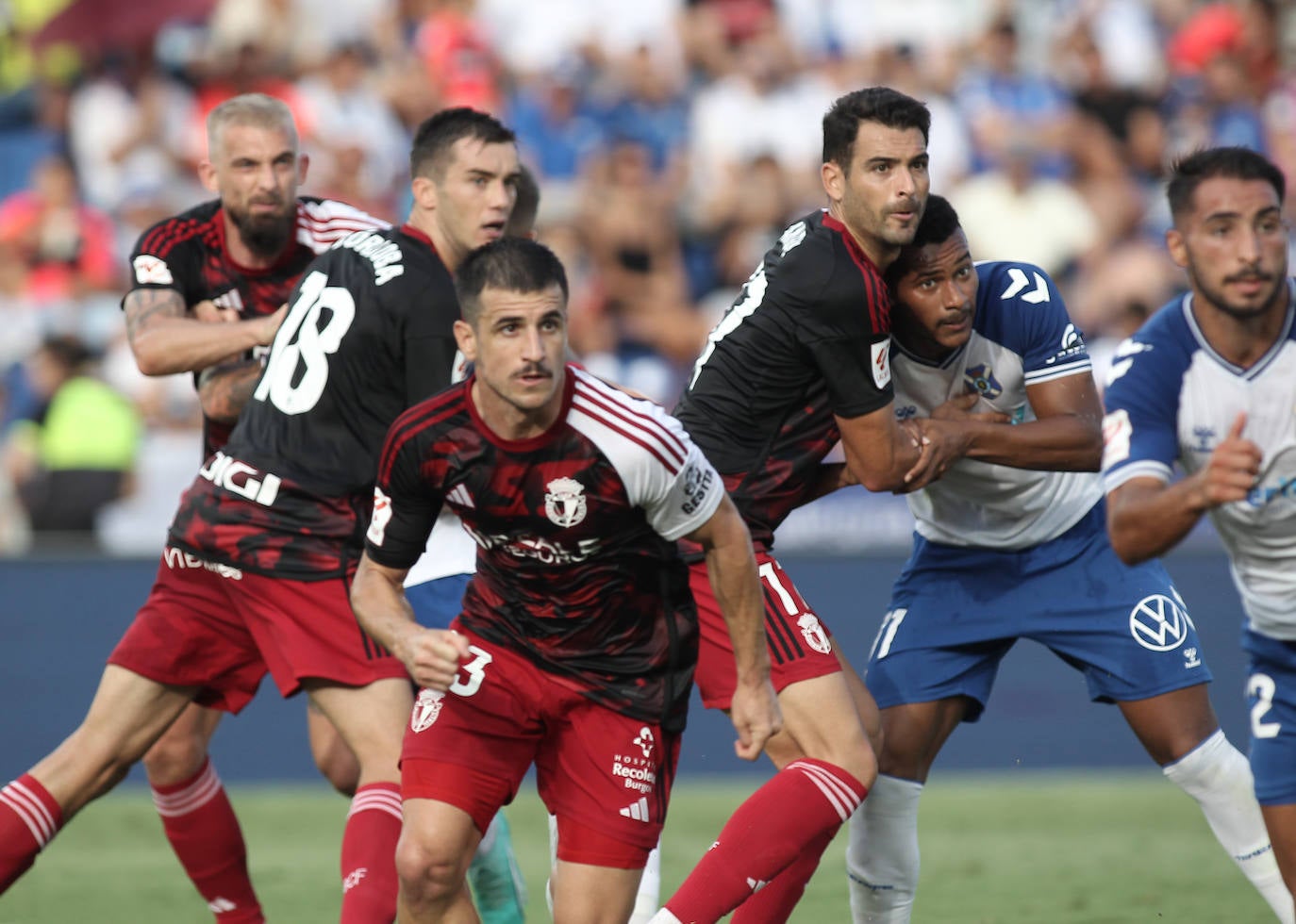 Imágenes del partido entre el Burgos CF y el Tenerife