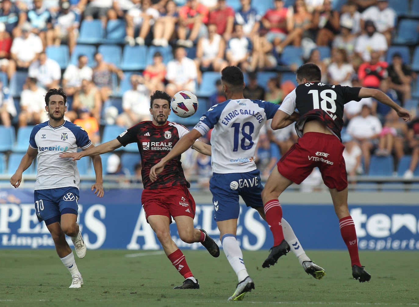 Imágenes del partido entre el Burgos CF y el Tenerife