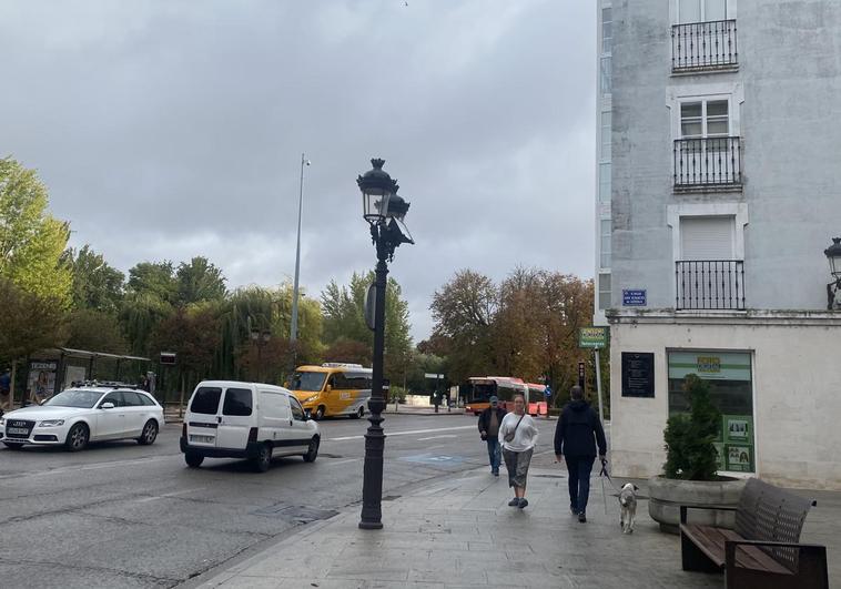 Cielos nubosos en la ciudad de Burgos.