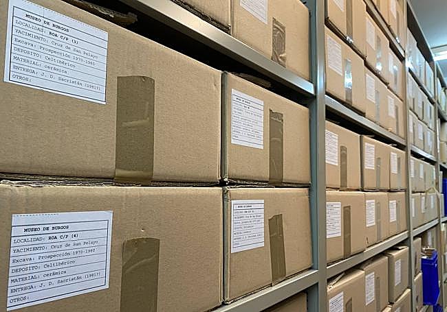 La mayor parte de la colección del Museo de Burgos está catalogada y guardada.