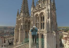 Imagen ficticia de dónde se situaría el espectador mientras observa la Catedral.