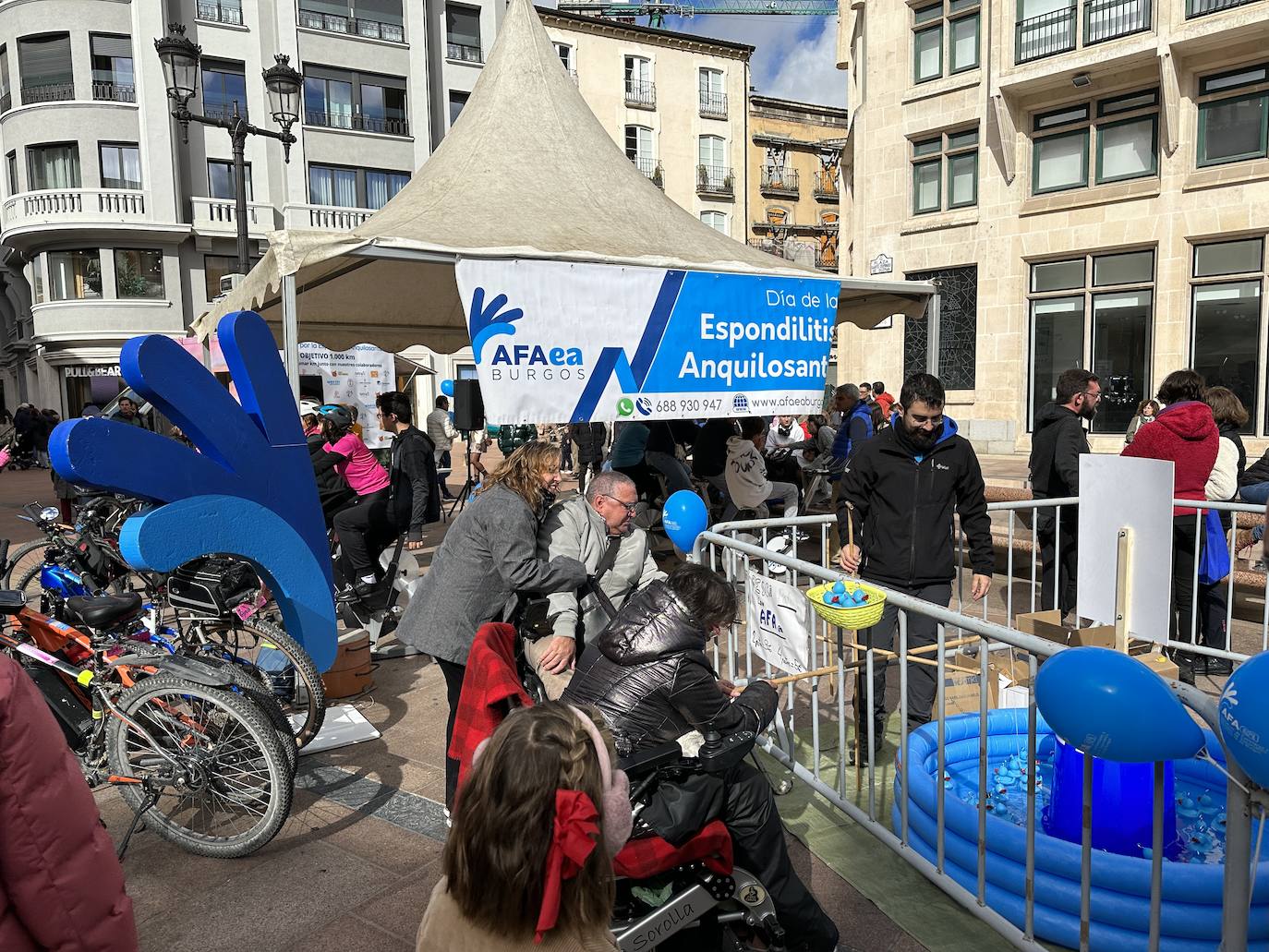 Kilómetros solidarios con los pacientes de espondilitis anquilosante en Burgos