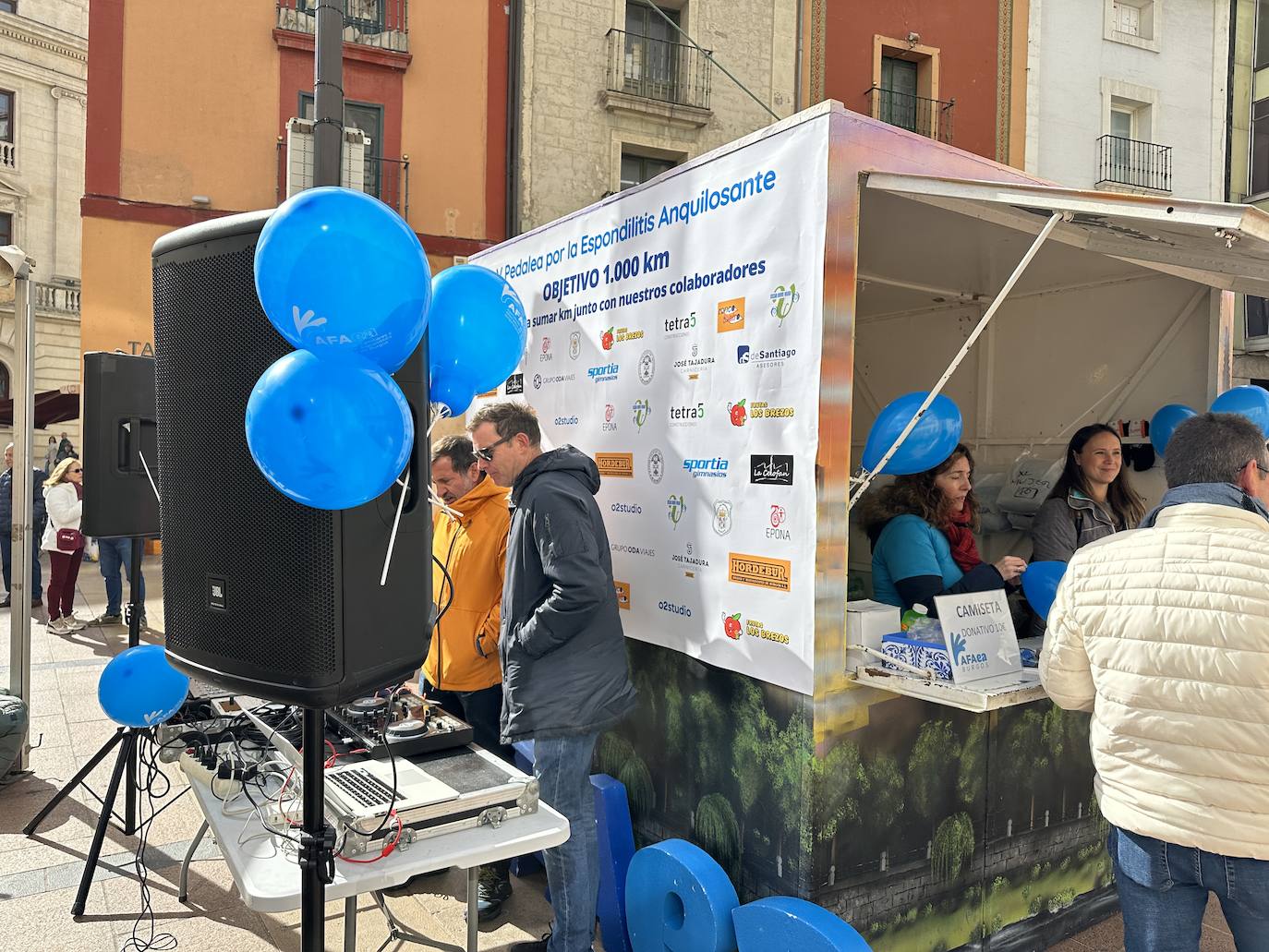 Kilómetros solidarios con los pacientes de espondilitis anquilosante en Burgos