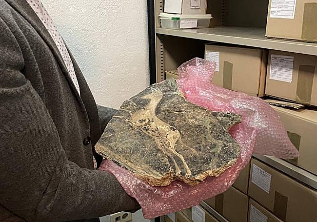 Pieza romana procedente de Valdeande.