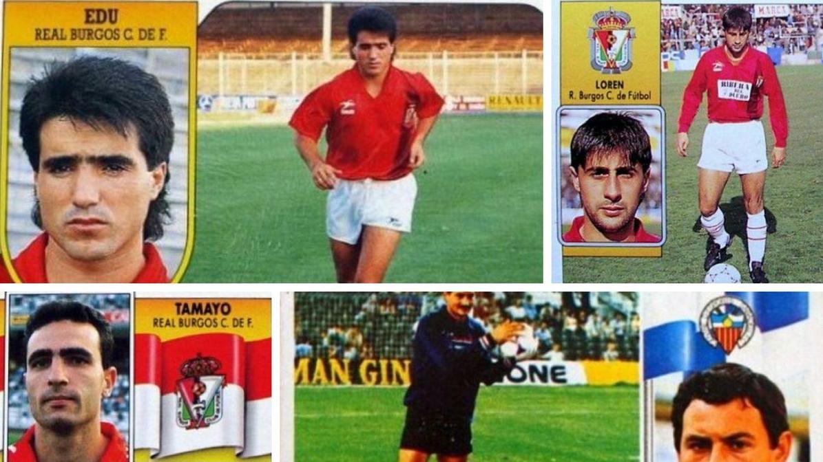 Los cromos históricos del fútbol burgalés