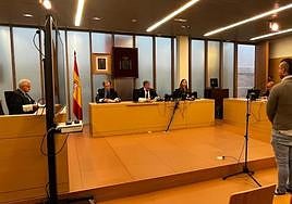 Un momento del juicio.